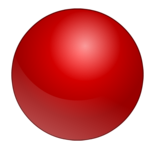 a rubber ball