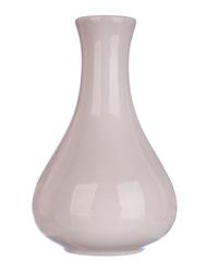 a white, ceramic vase